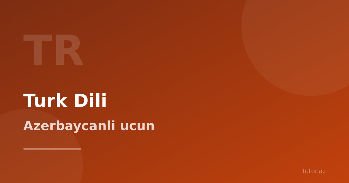 Türk dilini öyrənmək: azərbaycanlı üçün nə qədər asandır?