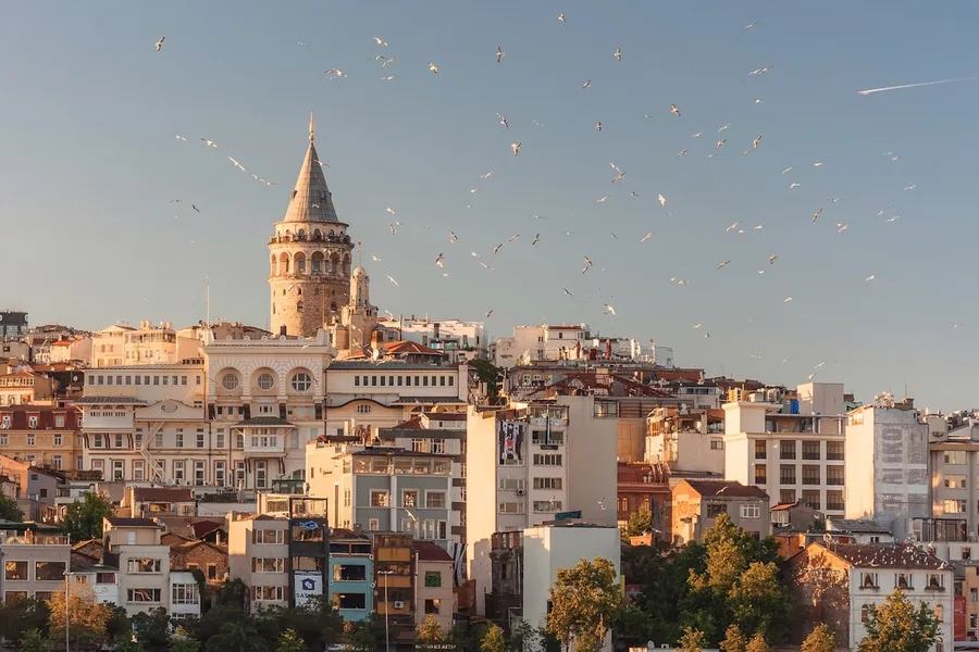 İstanbul şəhəri mənzərəsi